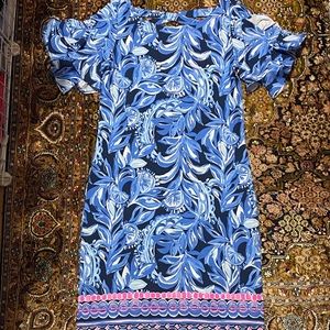 Lilly Pulitzer Diana Ruffle Sleeve Dress. Great condition.